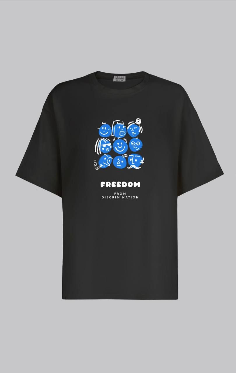 Футболка "United in Diversity" в чорному кольорі
